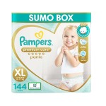 Pampers Premium Care Pants, Extra Large size baby diapers (XL), 144 Count, Softest ever Pampers pants